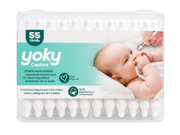 Imagen de COPITOS BIODEGRADABLES YOKY BABY *55 UNIDADES