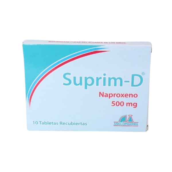 Imagen de SUPRIM-D 500MG*10TAB