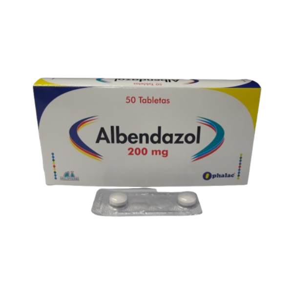 Imagen de ALBENDAZOL 200MG*50TAB