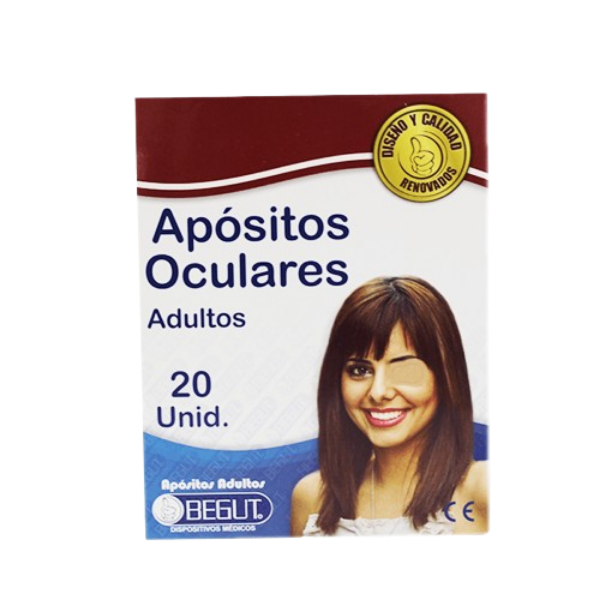 Imagen de APOSITOS OCULARES ADULTO CJ*20 UND