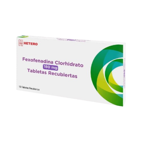 Imagen de FEXOFENADINA CLORHIDRATO*180MG*10 TAB