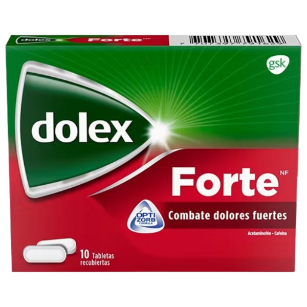 Imagen de DOLEX FORTE NF*10 TAB RECUBIERTAS